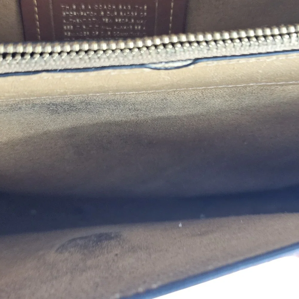 Coach Parker 1941 Rivets Chain Bag Signature Canvas Leather Genuine Snakeskin‎